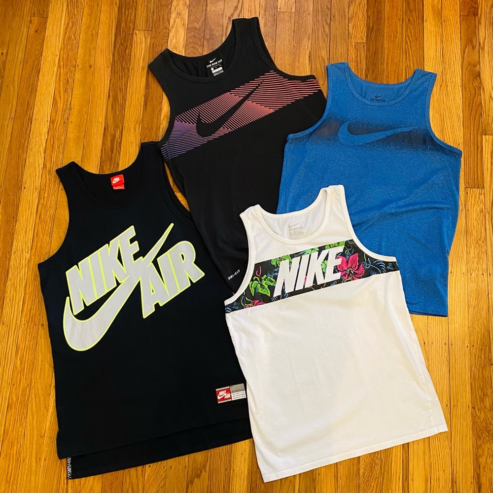 Nike Dri-Fit Various Tank Top Bundle. Men M